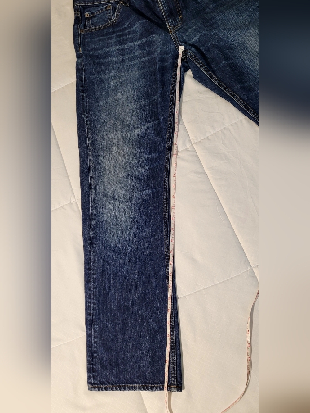 Banana Republic, Vintage Straight, Medium Wash Jeans, Fits Like 33x30. - Picture 8 of 16